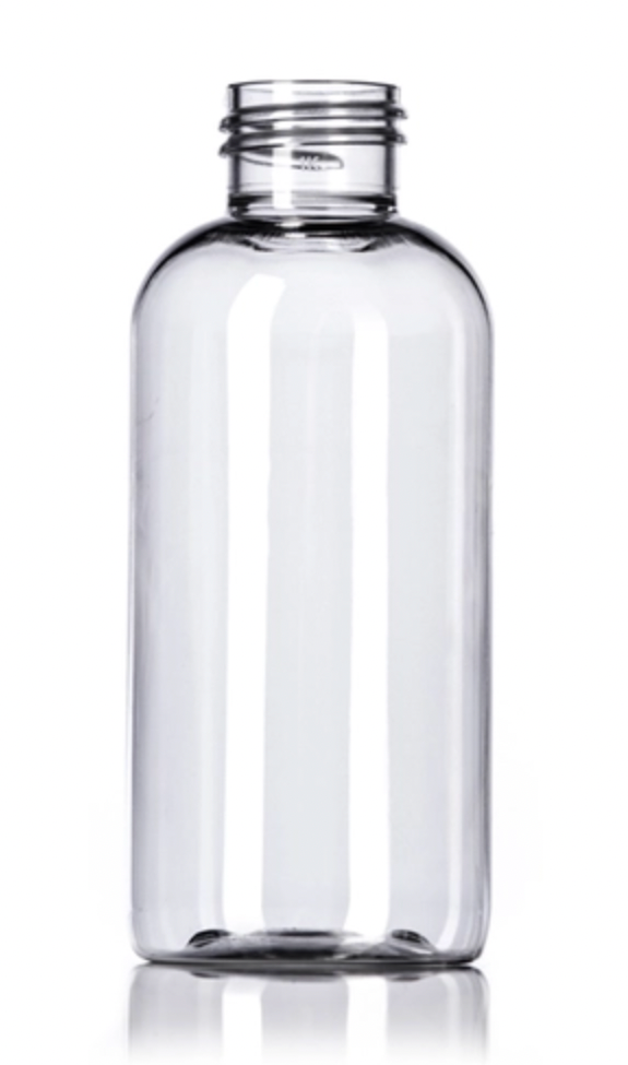Wholesale Plastic Clear Boston Round Bottles 24/410 Bag of 50