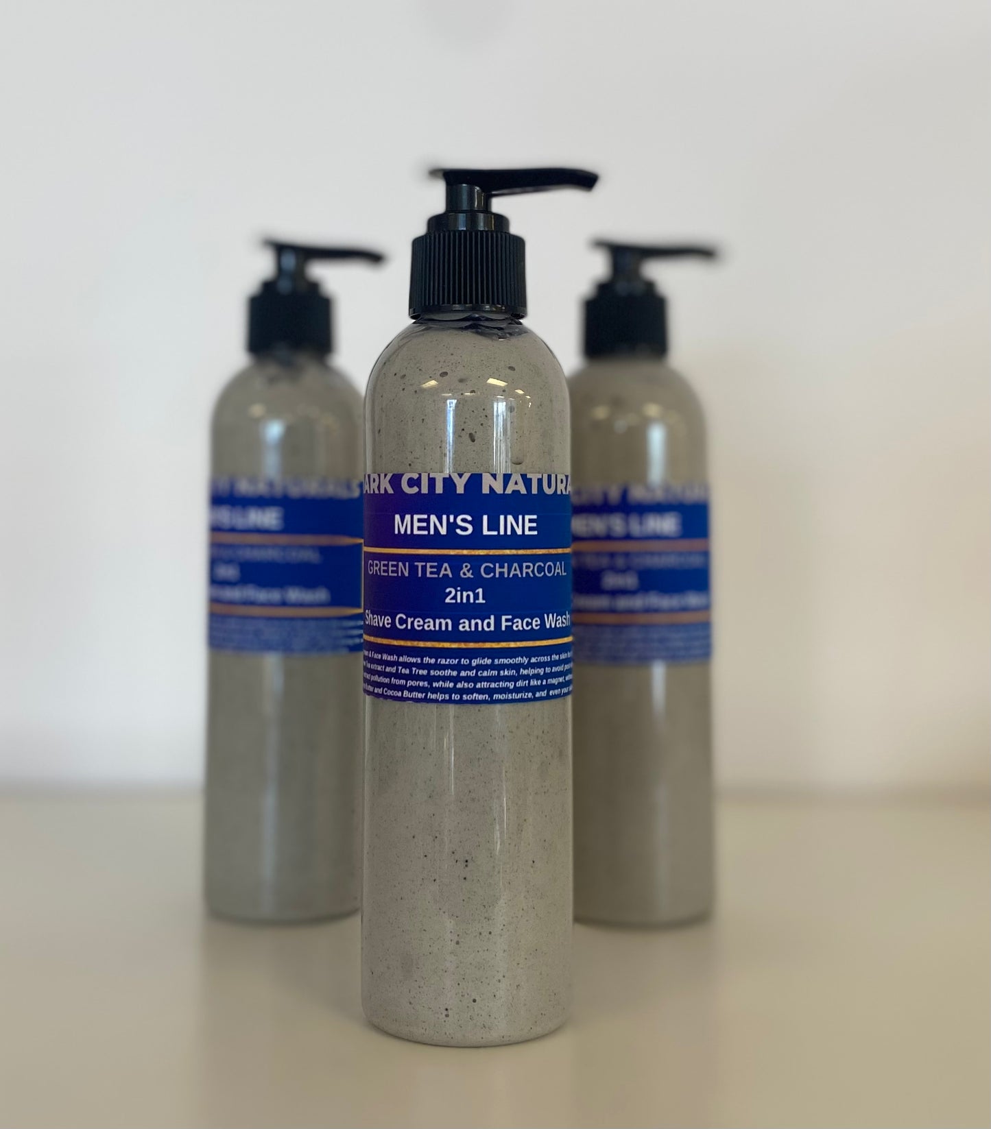 Green Tea & Charcoal 2in1 Shave Cream And Face Wash