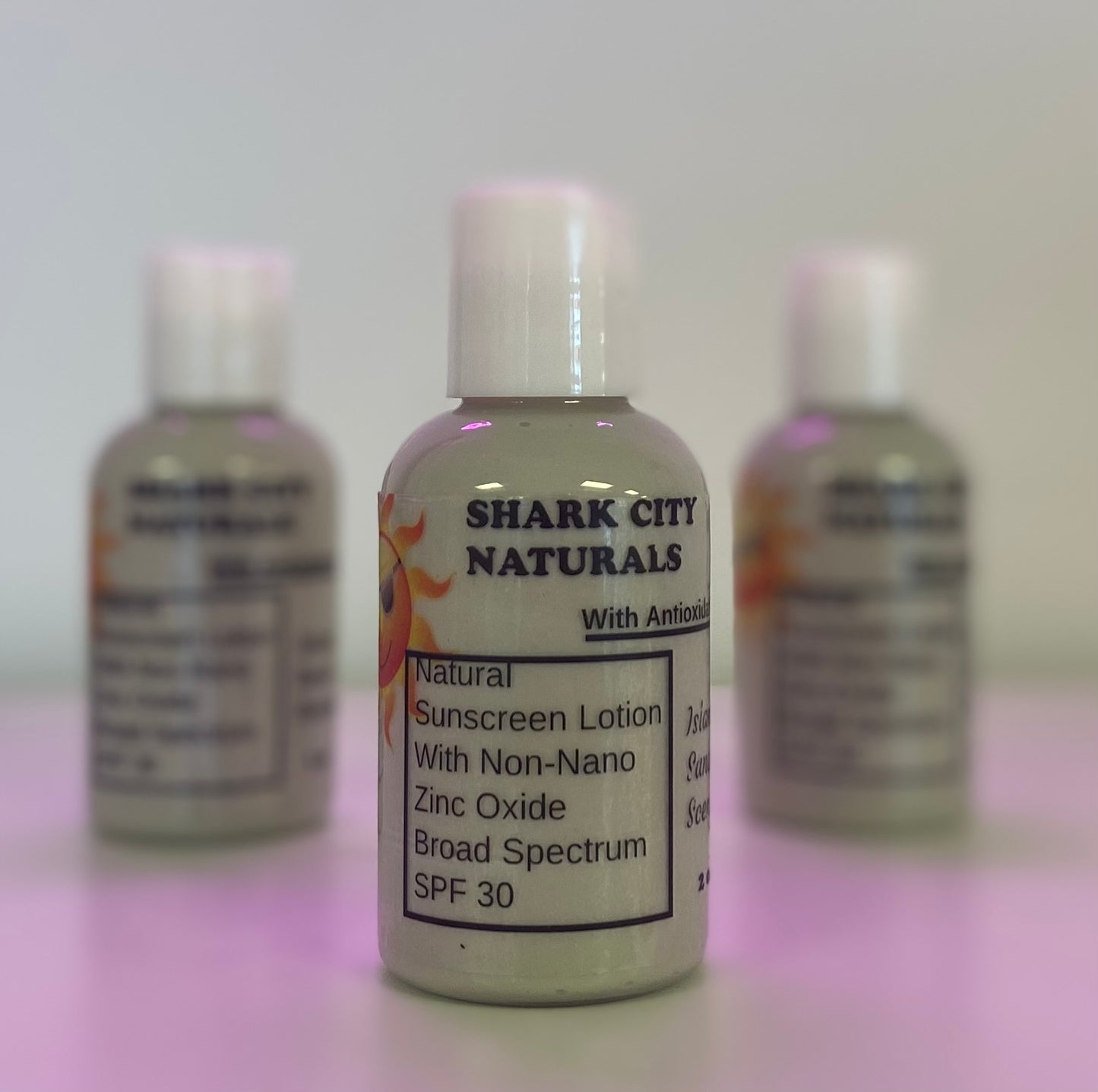 All Natural Sunscreen Lotion(Island Sands Scented)