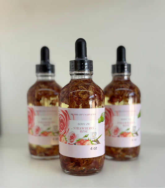 Strawberry Rose Body Oil