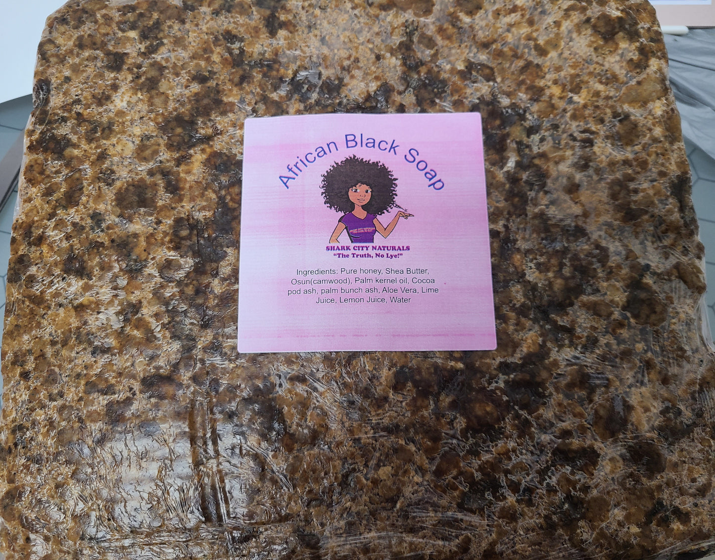 Wholesale Traditional African Black Soap 10lb Block