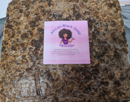 Wholesale Traditional African Black Soap 10lb Block