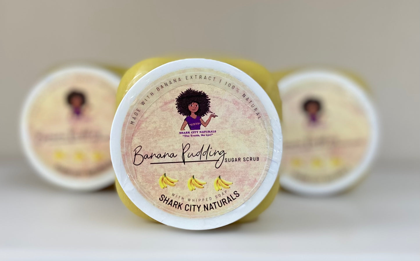 Banana Pudding Whipped Sugar Scrub