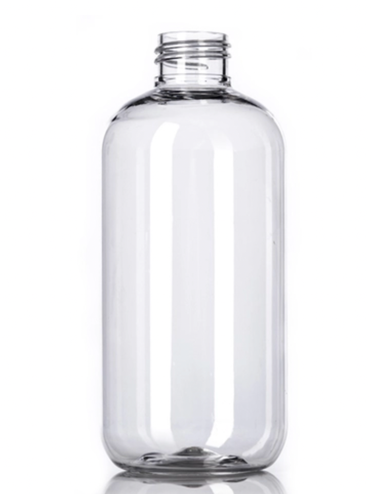 Wholesale Plastic Clear Boston Round Bottles 24/410 Bag of 50