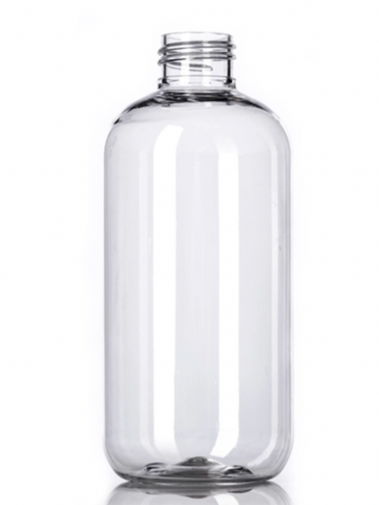 Wholesale Plastic Clear Boston Round Bottles 24/410 Bag of 50
