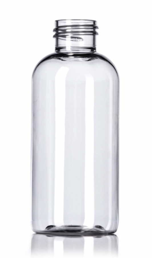 Wholesale Plastic Clear Boston Round Bottles 24/410 Bag of 50