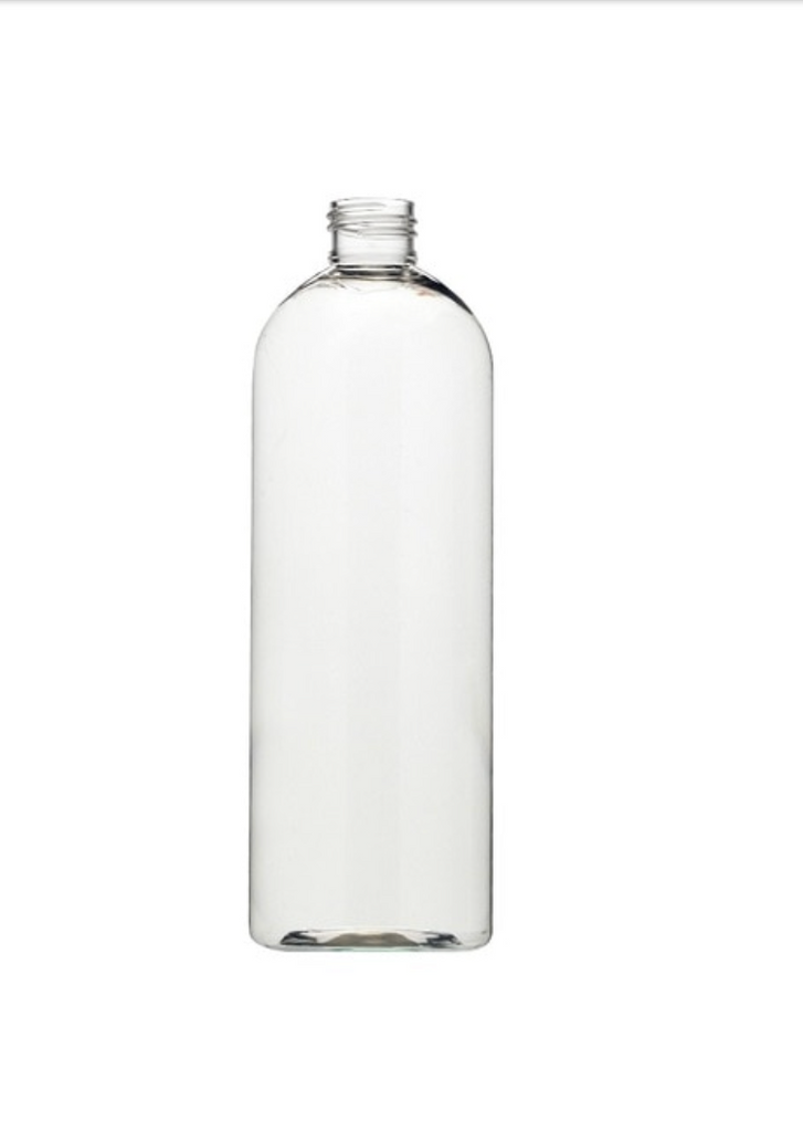 Wholesale 16 oz Clear Plastic Narrow Mouth Bullet Bottles (Cap Not Included)