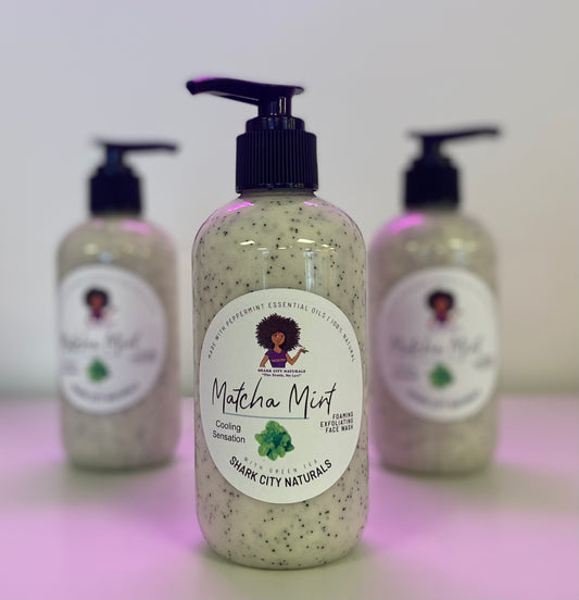 Matcha Mint Exfoliating Face Wash