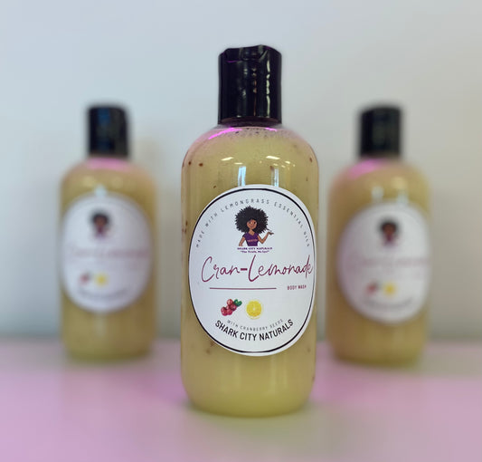 Cran-Lemonade Body Wash (Made with lemon essential oils)