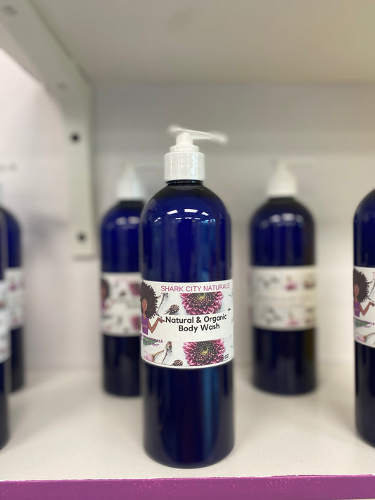 Organic body wash with Jasmine, Aloe Vera and cucumber